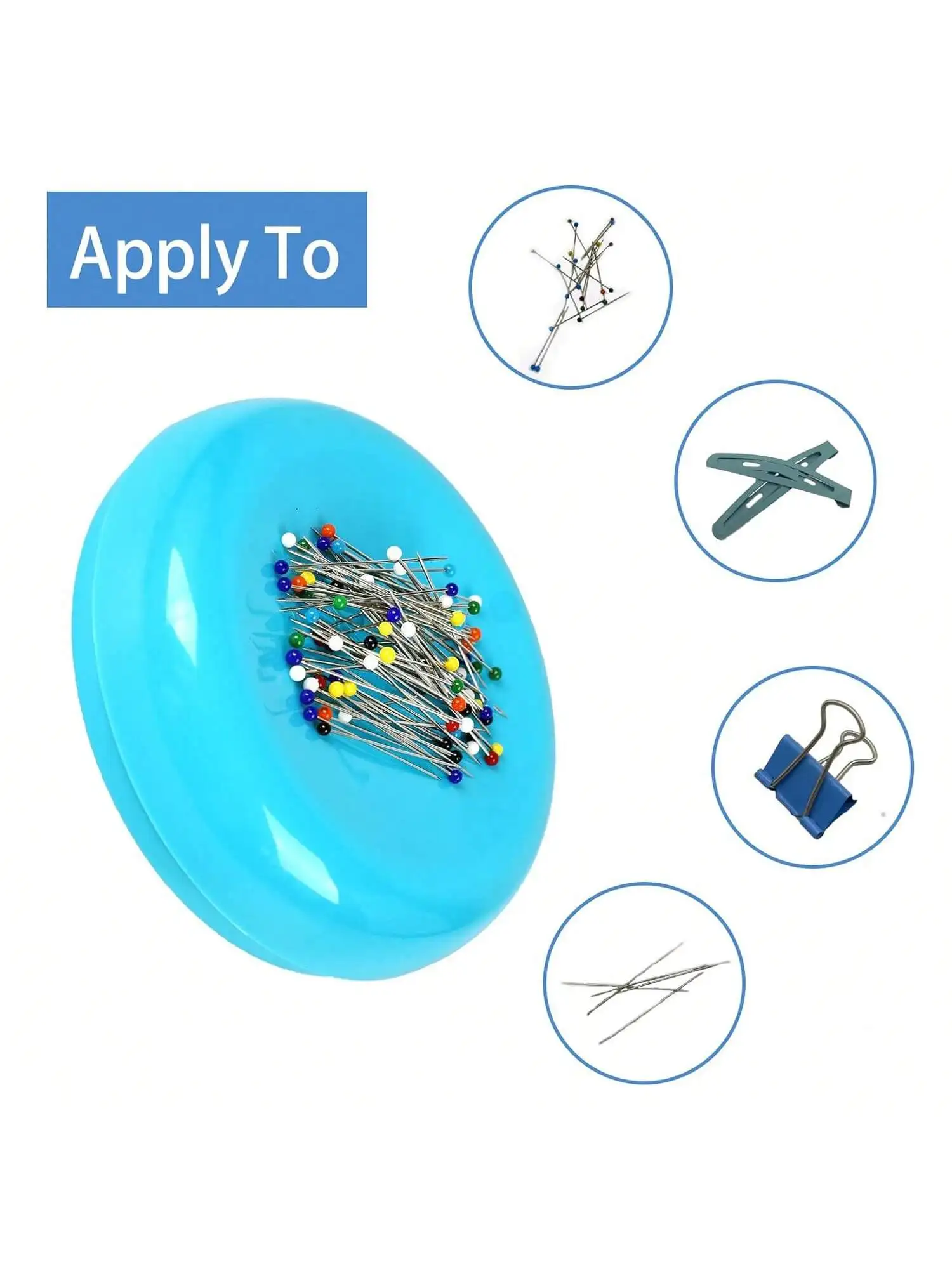 1PCS Magnetic Pin Cushion, Rou - Sewing Gauge Ruler ulasan dan harga